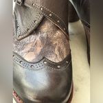 L’ARTISTE Gray Leather Spring Step renaissance Buckle Clog Velcro Sz 39/ 8 Photo 10