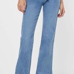 Bershka Flare Blue Classic 90’ Y2K High Waisted Jeans Denim Pants Photo 0