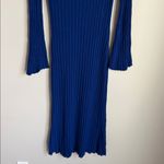 SIMON MILLER Matomi Ribbed Knit Dress In Blue Size M Photo 11