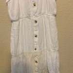 Indulge White babydoll mini dress  sz M bridal shower casual bridal engagement Photo 2