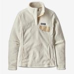 Patagonia Re-Tool Fleece $120 Snap T Beige Jacket Ivory Small Photo 2