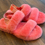 UGG  Coral Fluffy Sandals Photo 0
