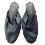 via spiga  tortoise heel leather mules Photo 2