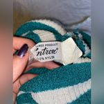 vintage (probably 70s or 80s) green and white striped top Size M Photo 2