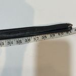 VTG Black Full Grain Cowhide Leather Belt Womens 38 Uruguay Brass Buckle 1P55015 Photo 11