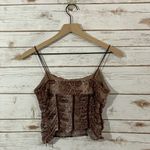 Princess Polly  Snakeskin Print Margie Top - Brown - US 6 Photo 14