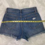 Just Black Denim High Rise Distressed Shorts Size M Photo 3