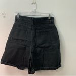 ZARA  Black Jean high waisted Paperbag Shorts size M ref 8119/248 Photo 4