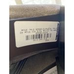 See by Chloe Gray Leather Boots Horsebit Silver Boho Chic Square Toe Heeled 40 Size 9 Photo 12