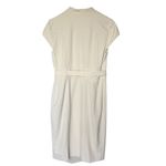 YUVITA Trench Coat Dress M Khaki Button Down Sheath Dress Midi Photo 1