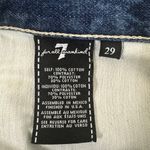 7 For All Mankind  Shorts Womens 29 Blue Cotton Distressed Frayed Hem Casual Photo 4