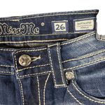 Miss Me NWT Miss Me Jeans Womens Size 26 Boyfriend Ankle Denim Embellished Flap Pockets Photo 4