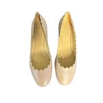Chloé Chloe NIB Lauren Leather Scalloped Flats in Pink Tea Size 40 Photo 2