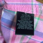 Ralph Lauren Lauren  Pink‎ Plaid Button Up Night Gown Size Medium Photo 6