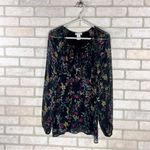 Sundance Acantha Floral Print Ruffle Long Sleeve Blouse Size XS Photo 1