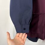 Ruti Navy Blue & Burgundy Long Sleeve Dress Size 5 or US L/XL Photo 5