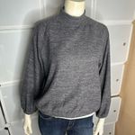 All in Favor  Mock Neck Sweater Top Charcoal Size XS Photo 10
