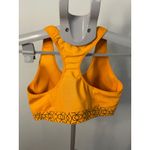 Nike Dri-FIT Medium Support Sports Bra Yellow Gold Geometric Band MED Photo 4