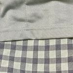 &merci &Merci Tiered Tunic Dress Green Gingham Ruffle V-Neck Size S Small Photo 6