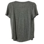 SO NEW Light Gray Marble Design V-Neck Design Top Shirt Women’s Size Small Casual! Photo 1