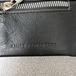 Aimee Kestenberg  Leather Card Wallet Black Snap Envelope Pebbled Classic Zip * Photo 6