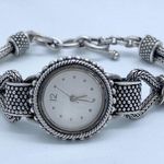 Sterling Silver Vintage 925 women 56 grames WATCH Bali Indonesia Quartz runs Photo 0