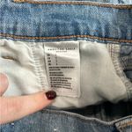 American Eagle  blue mom high rise denim jean shorts in size 2 Photo 4