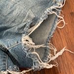 L.o.g.g . Blue Jean Shorts High Rise Destroyed Hem Size 8 Medium Wash Denim EUC Photo 3