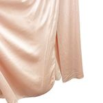 NWT Vera Wang White Dress One Shoulder Blush Pink Satin Formal Gown Size 10 NEW Photo 6