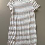 Universal Threads Universal Thread Slub Cotton Striped T-Shirt Dress Photo 2