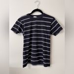 Brandy Melville  John Galt Navy Stripes Crewneck T-Shirt Women’s One Size EUC Photo 1