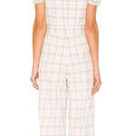 Tularosa  Sage Jumpsuit in White & Black Large Photo 1