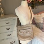 P&Co Stone &  Leather Purse Shoulder Bag Light Tan Photo 7