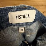 Pistola  28/6 High Rise Cassie Distressed Raw Edge Hem Hemp Cotton Blend Jeans Photo 12