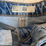Topshop Distressed High Rise Moto Mom Jean Shorts Size 2 Photo 2