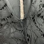 Francescas‎ Black Lace Dress Halter Neck Beaded Embellished Party Cocktail Size M Photo 5