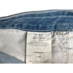 Lee  Riders Womens 12 Denim Bermuda Jean Shorts Mid Rise Blue Stretch 1RMMBW8 Photo 4