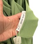 New Aya Muse Edo Halterneck Draped Maxi Dress M Light Green Size M Photo 5