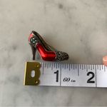 VTG Sterling Silver Judith Jack Red High Heel Brooch Pin Marcasite Enamel 925 Photo 5