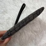 Coach  Black Gray Signature Canvas Wristlet Photo 2