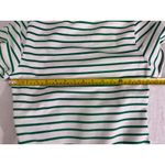 AQUA  Green Striped T-Shirt Dress with Tie Waist Mini‎ Bodycon XS Photo 6