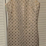 Amanda Uprichard Gold Metallic Semi Formal Dres Photo 0