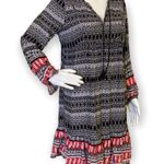 Time & Tru Women's 100% Cotton Tiered Ruffle Dress Photo 3