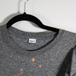 Clare V Charlotte Ruffle Short Sleeve Cotton Paint Splatter Print Shirt Dress M Photo 1