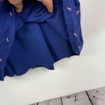 Levi's Women's Short Sleeve Horse Print Dress Blue Pocket size Small Petite Photo 4