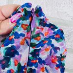 Veronica Beard Spencer Silk Side Ruched Abstract Floral Pencil Skirt Size 16 Photo 9