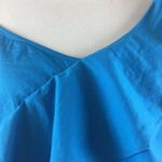 Free Press  Blue Asymmetrical Ruffled Tank Top Photo 2