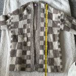Pink Lily  Sweater Cardigan Size S Brown/Cream Photo 5