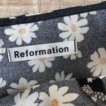 Reformation  Margot Daisy Print Mini Skirt Size 4 Photo 4