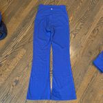 Lululemon Set Flare Leggings 30" & Energy Ribbed Bra Psychic Blue EUC Photo 5